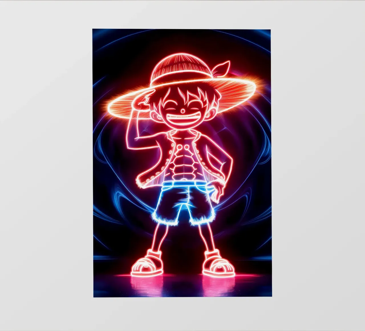Monkey D. Luffy telo in pvc da Indah Creative