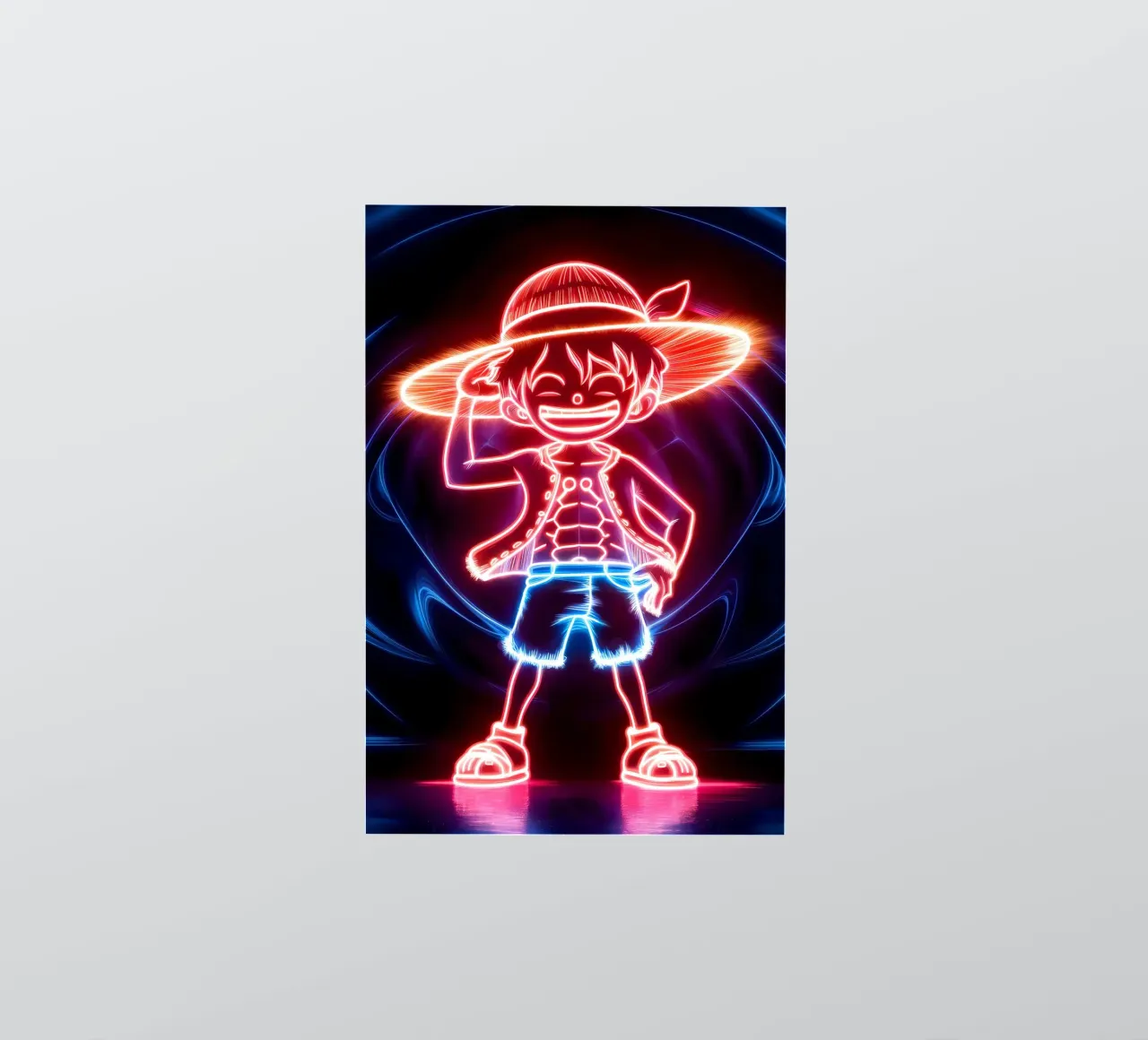 Monkey D. Luffy adesivo da Indah Creative