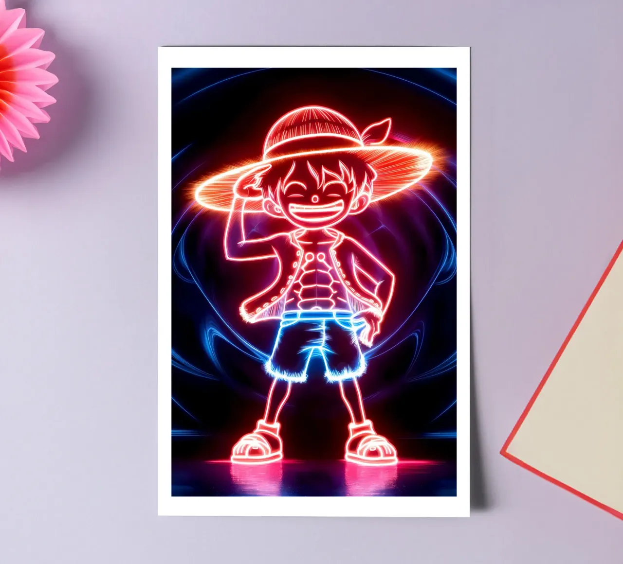 Monkey D. Luffy foglio adesivo da Indah Creative