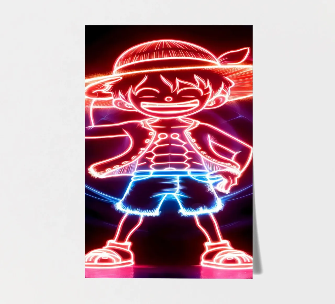 Monkey D. Luffy foglio adesivo da Indah Creative