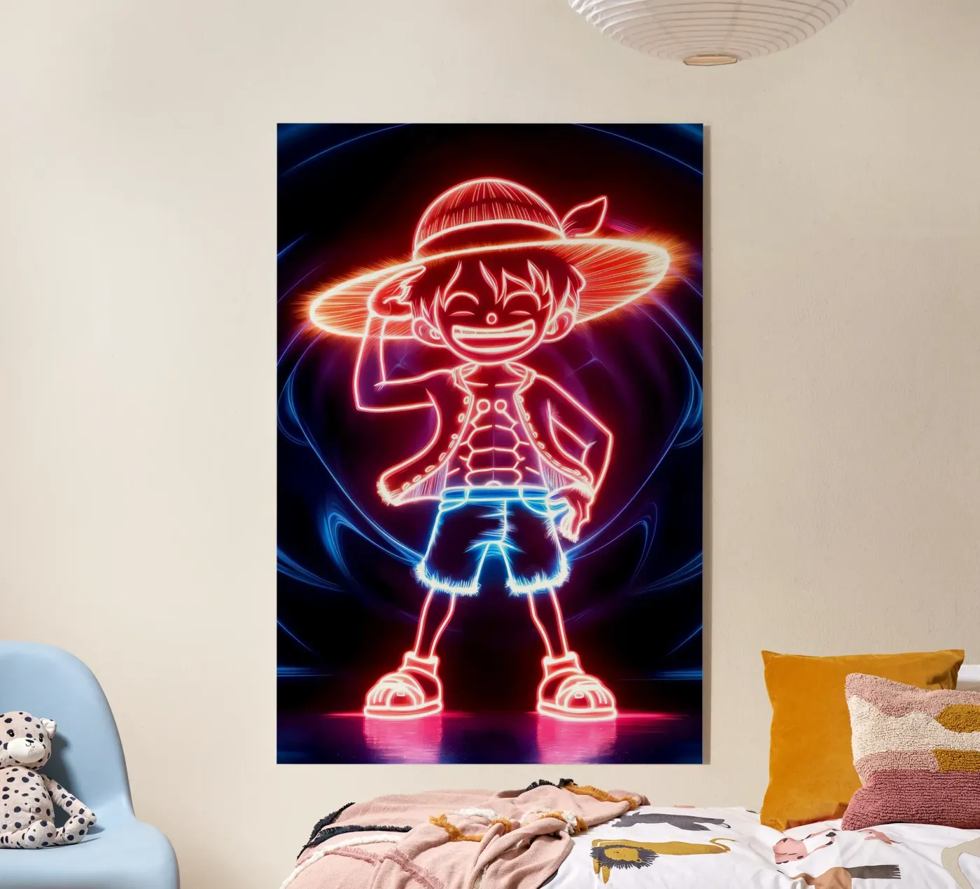 Monkey D. Luffy Acryl-Glas von Indah Creative