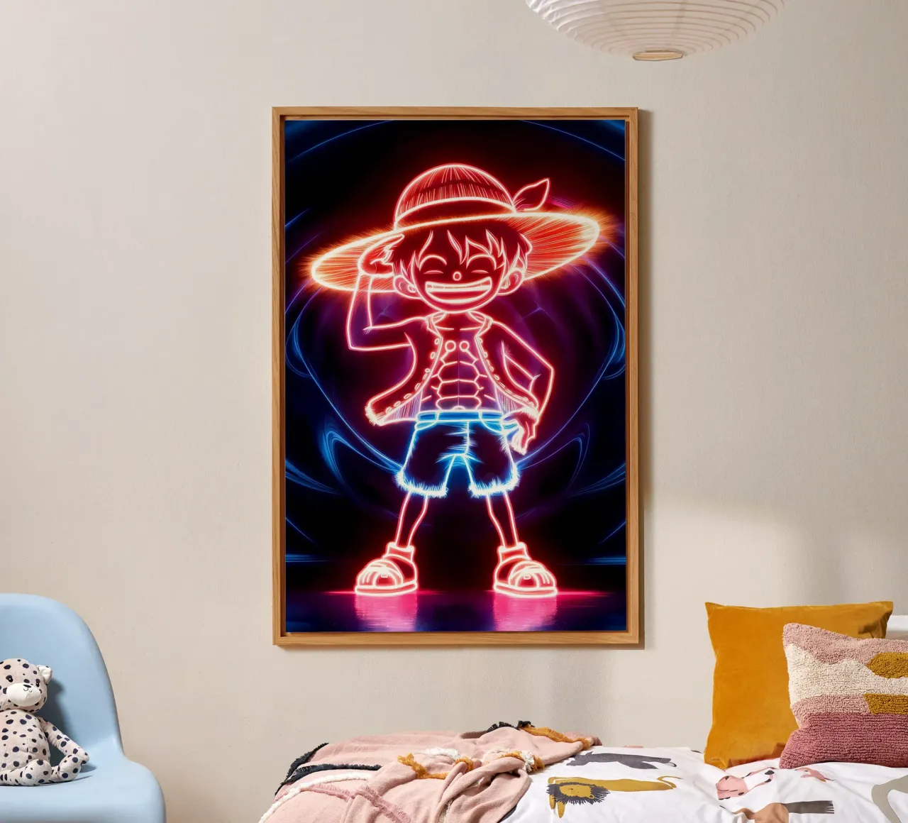 Monkey D. Luffy alluminio dibond da Indah Creative