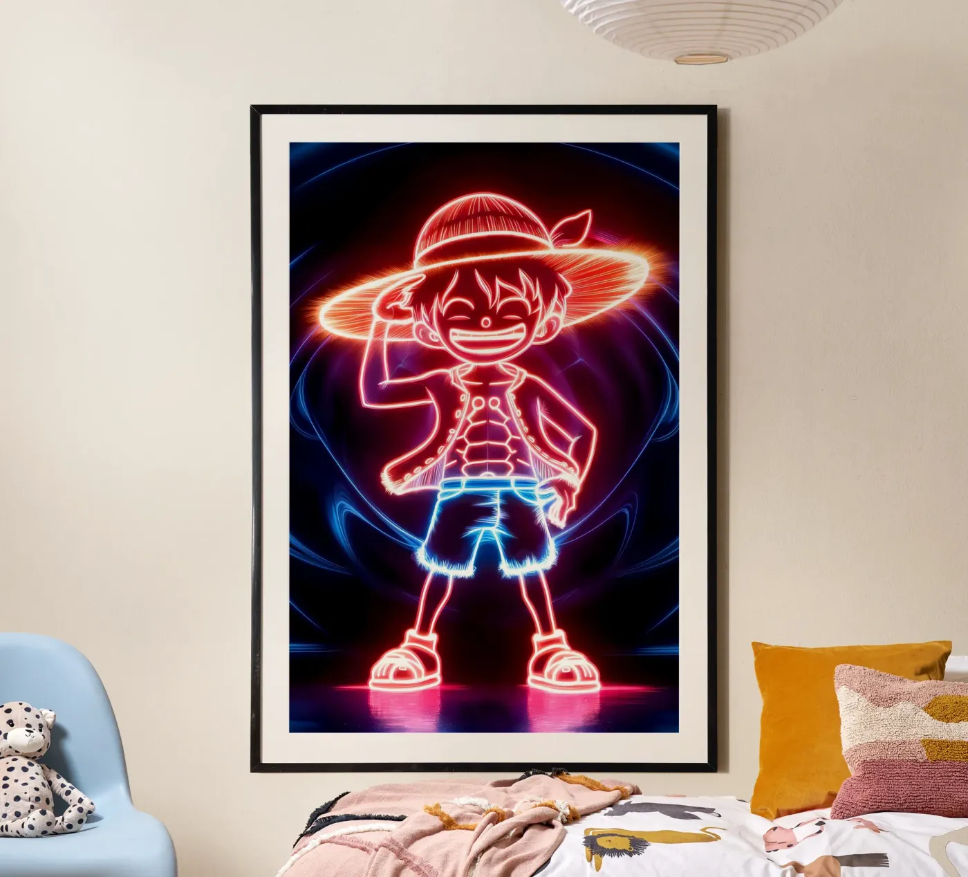 Monkey D. Luffy poster van Indah Creative
