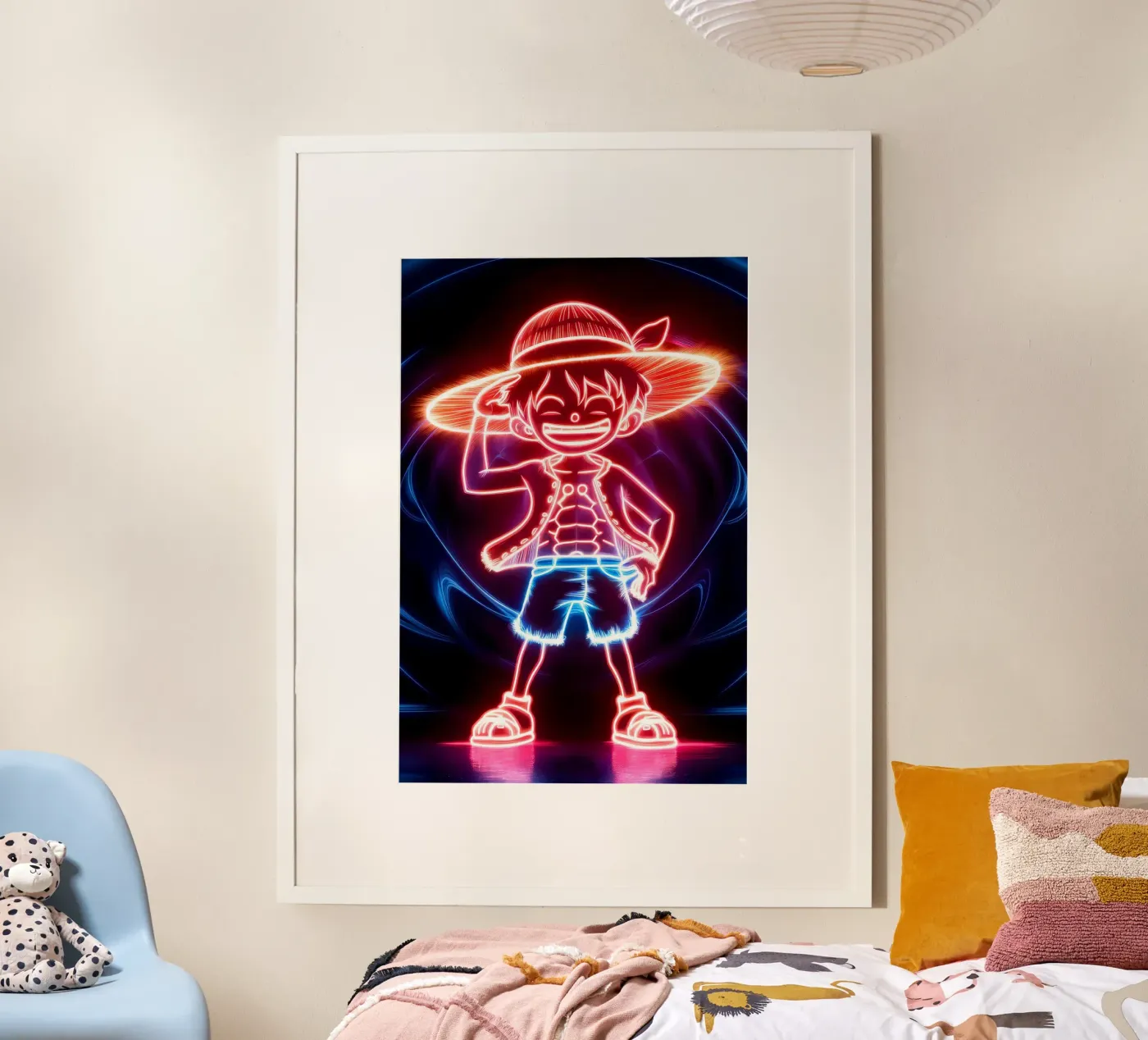 Monkey D. Luffy poster van Indah Creative