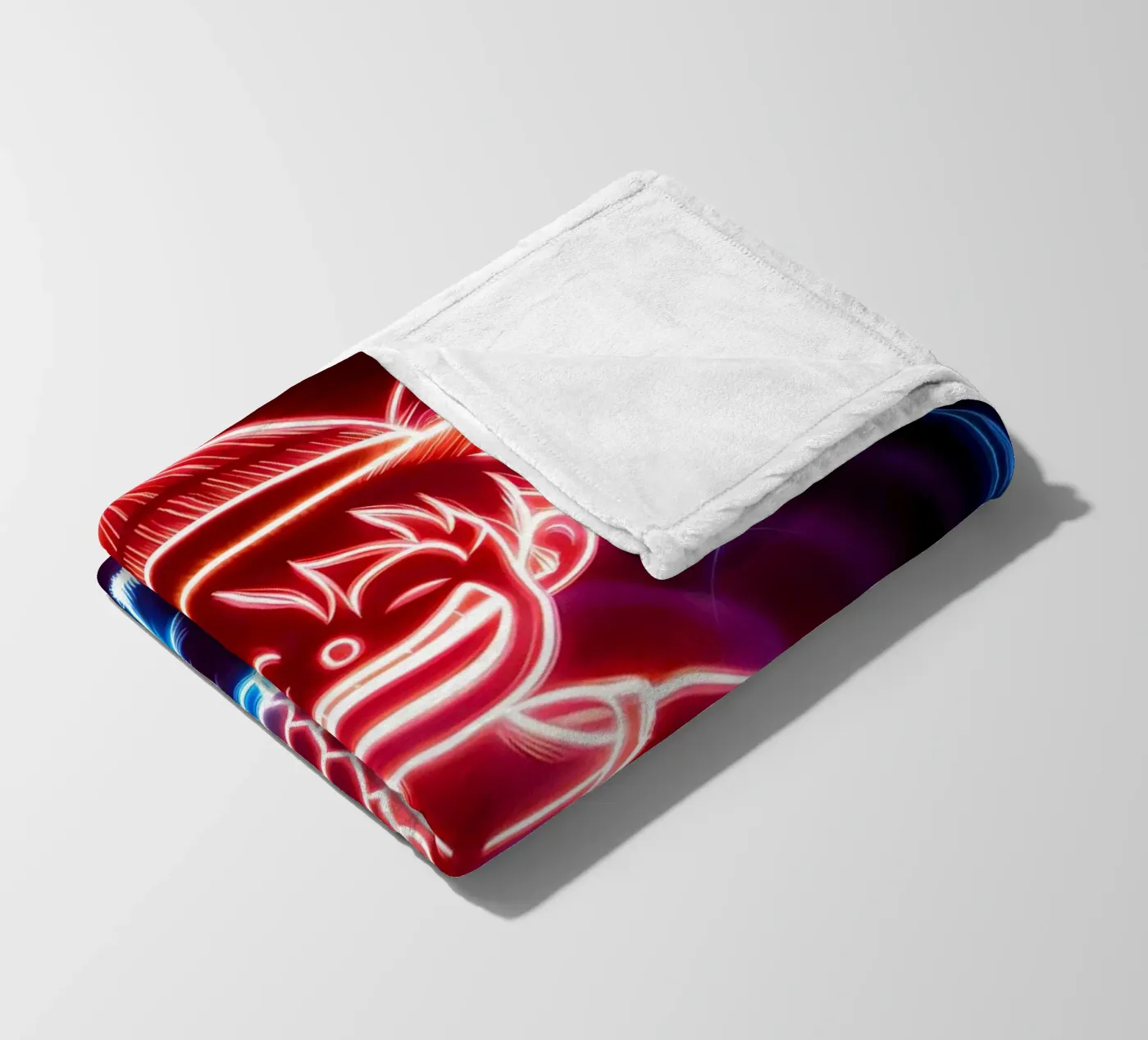 Monkey D. Luffy Fleecedecke von Indah Creative