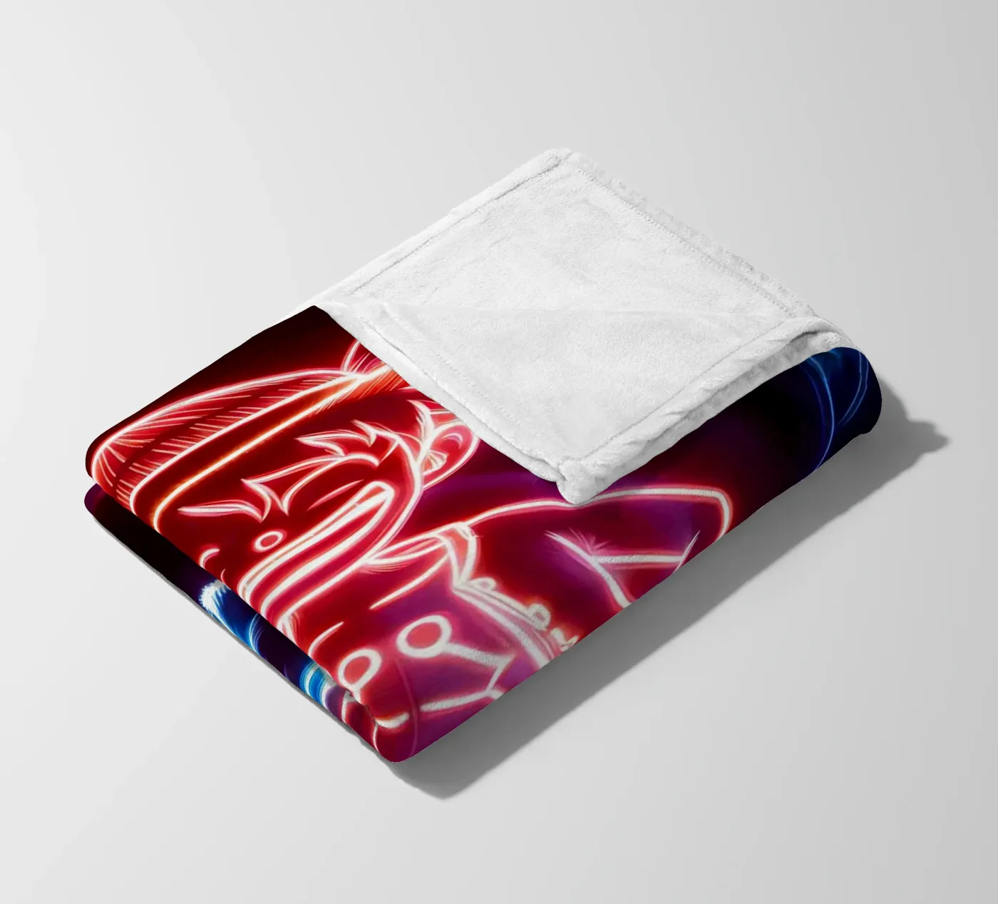 Monkey D. Luffy Fleecedecke von Indah Creative