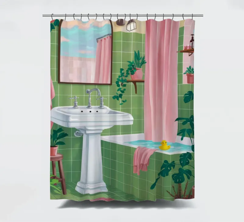 DENY Designs Renie Britenbucher Fall Nuit 1 Rideau de Douche, 69 x 72