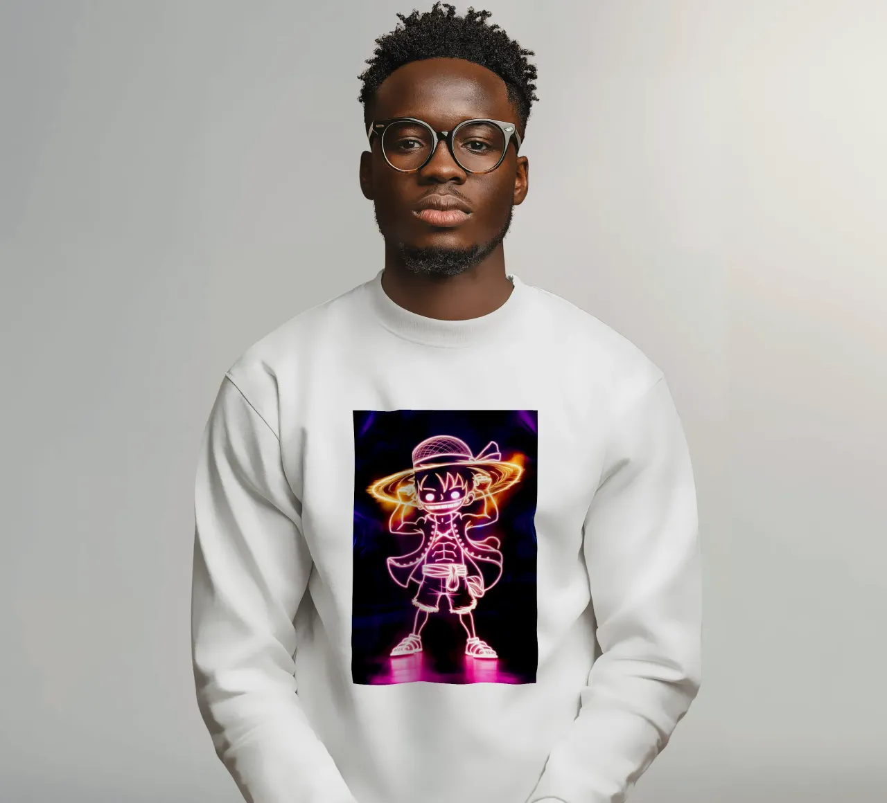 Monkey D. Luffy felpa da Indah Creative