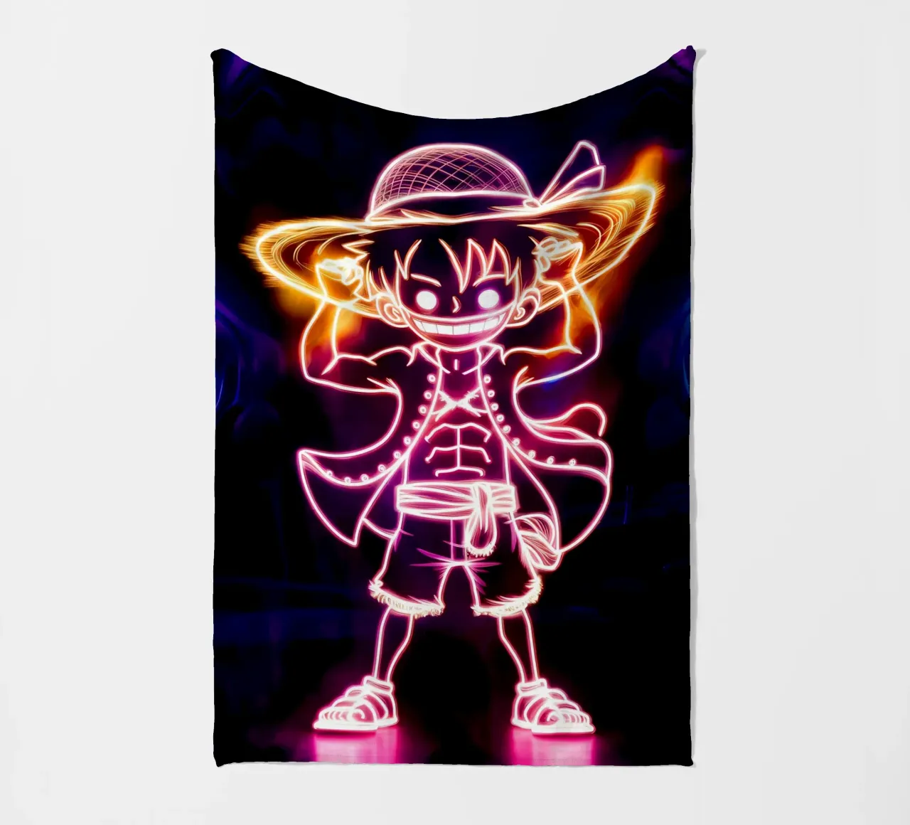 Monkey D. Luffy coperta in pile da Indah Creative