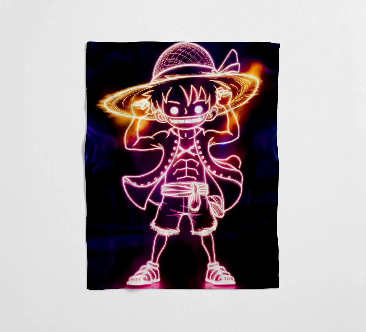 Monkey D. Luffy coperta in pile da Indah Creative