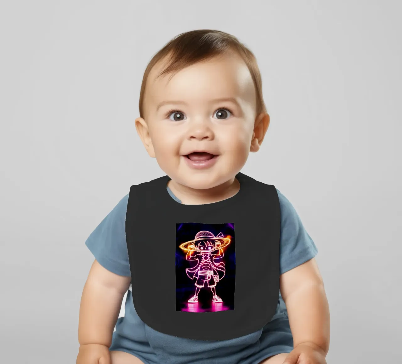 Monkey D. Luffy bavaglino da Indah Creative