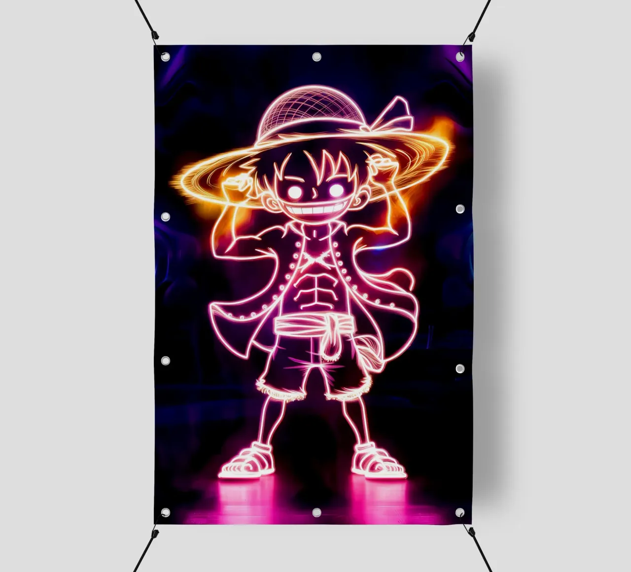 Monkey D. Luffy telo in pvc da Indah Creative