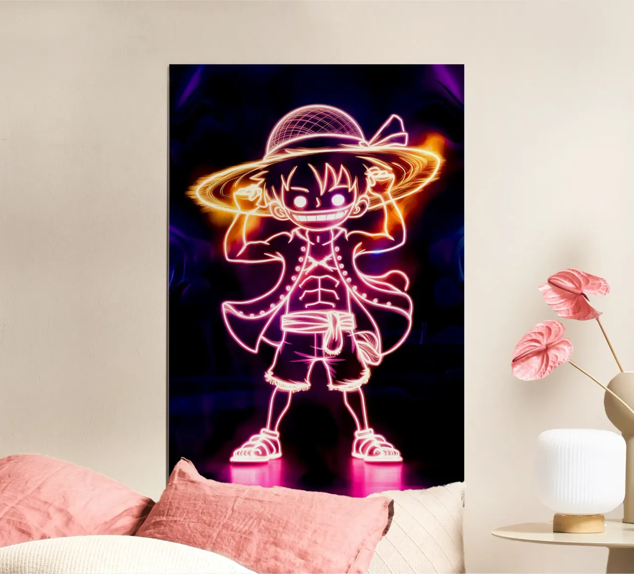Monkey D. Luffy carta hahnemühle da Indah Creative