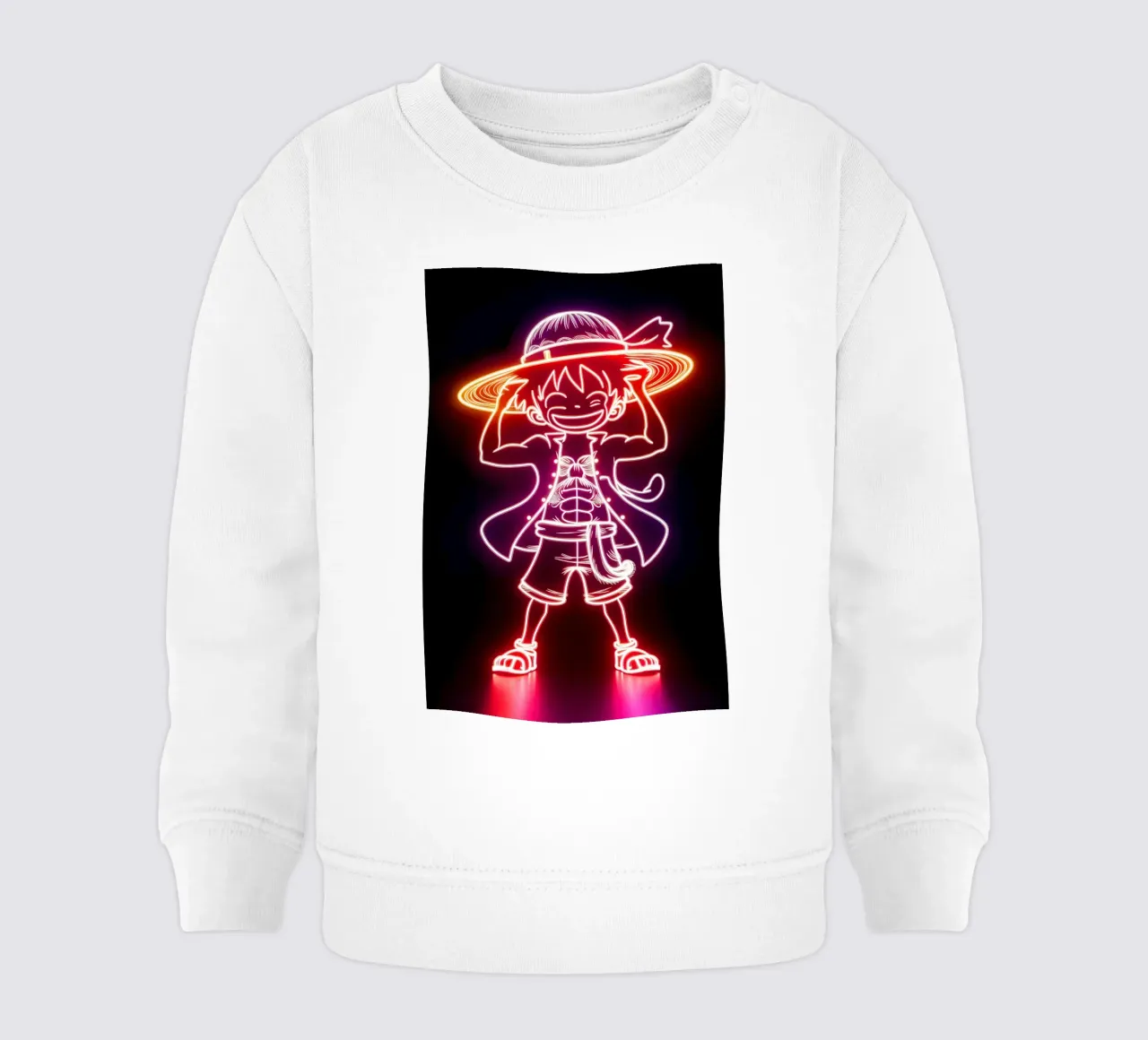 Monkey D. Luffy felpa neonato da Indah Creative
