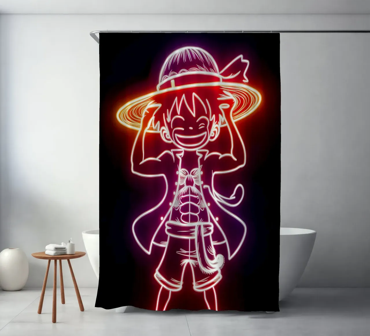 Monkey D. Luffy tenda da doccia da Indah Creative