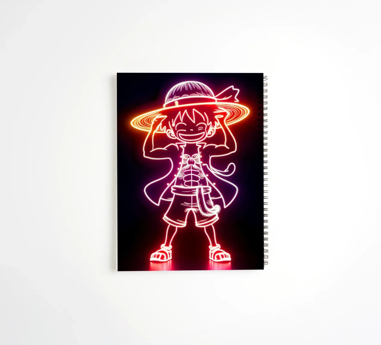 Monkey D. Luffy spiral notebook by Indah Creative
