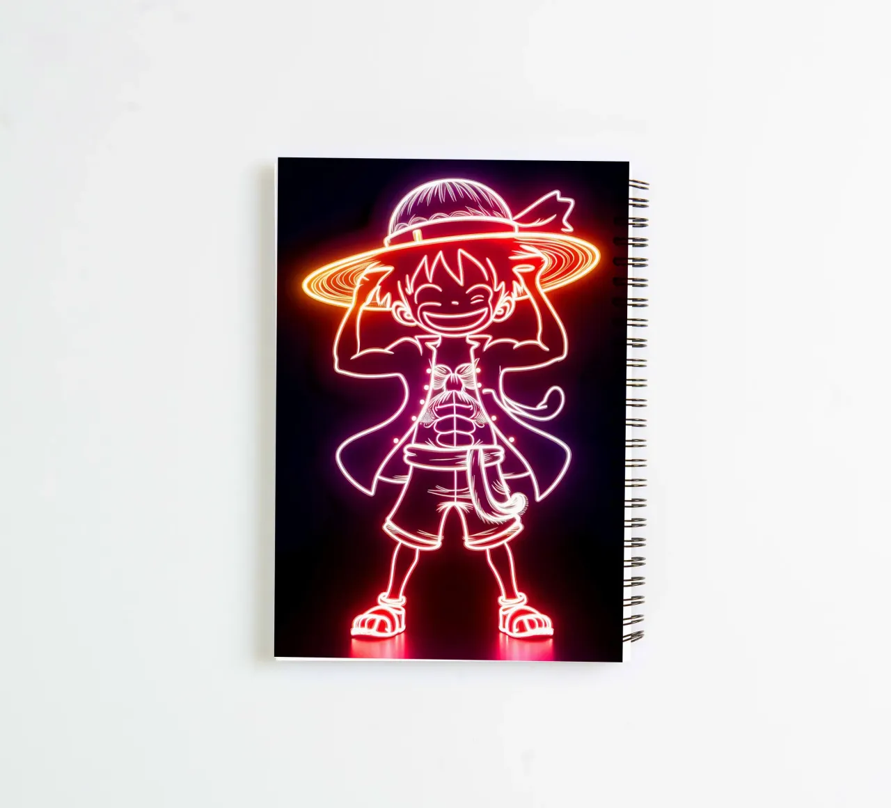 Monkey D. Luffy spiral notebook by Indah Creative