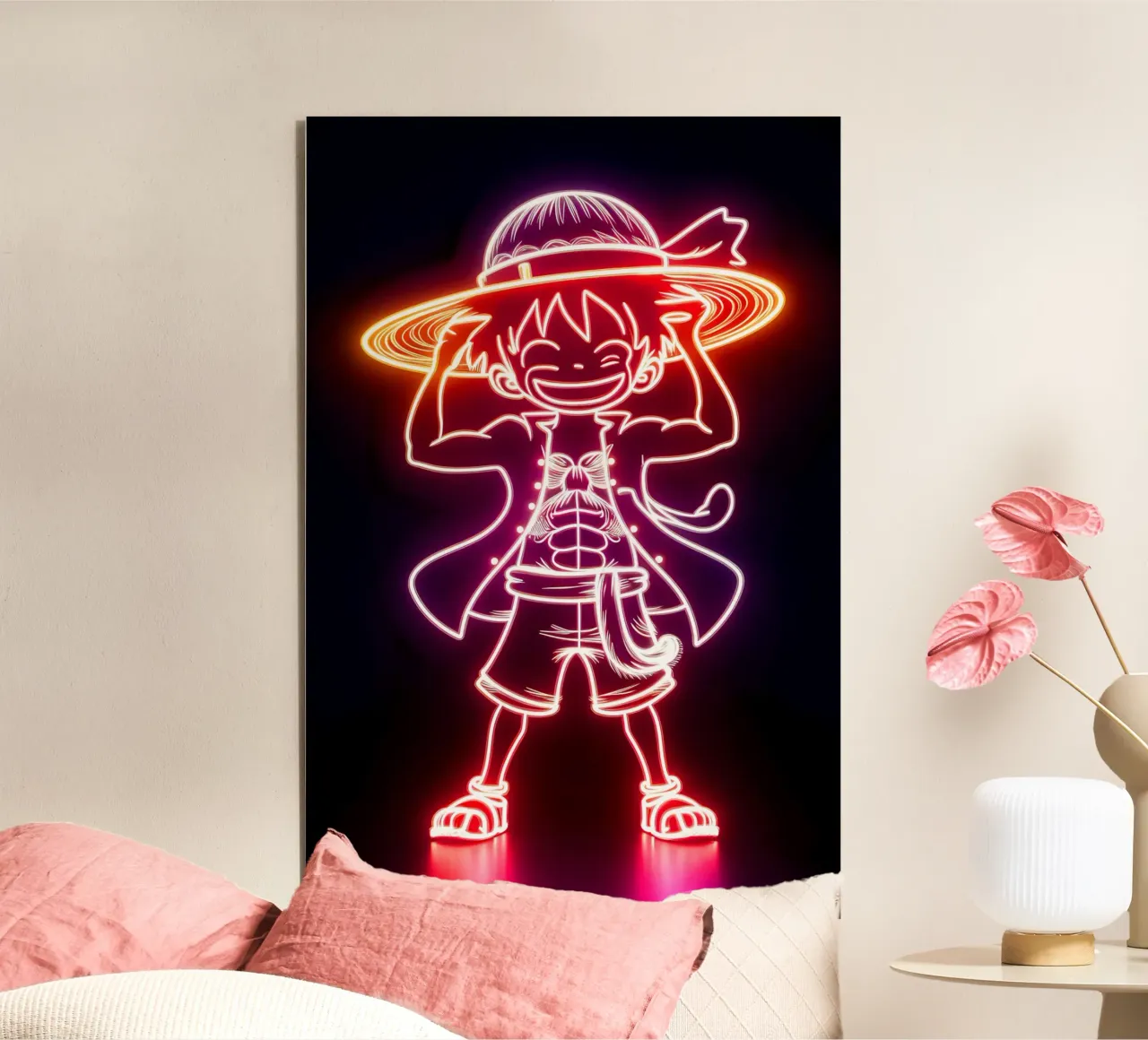 Monkey D. Luffy alluminio dibond da Indah Creative