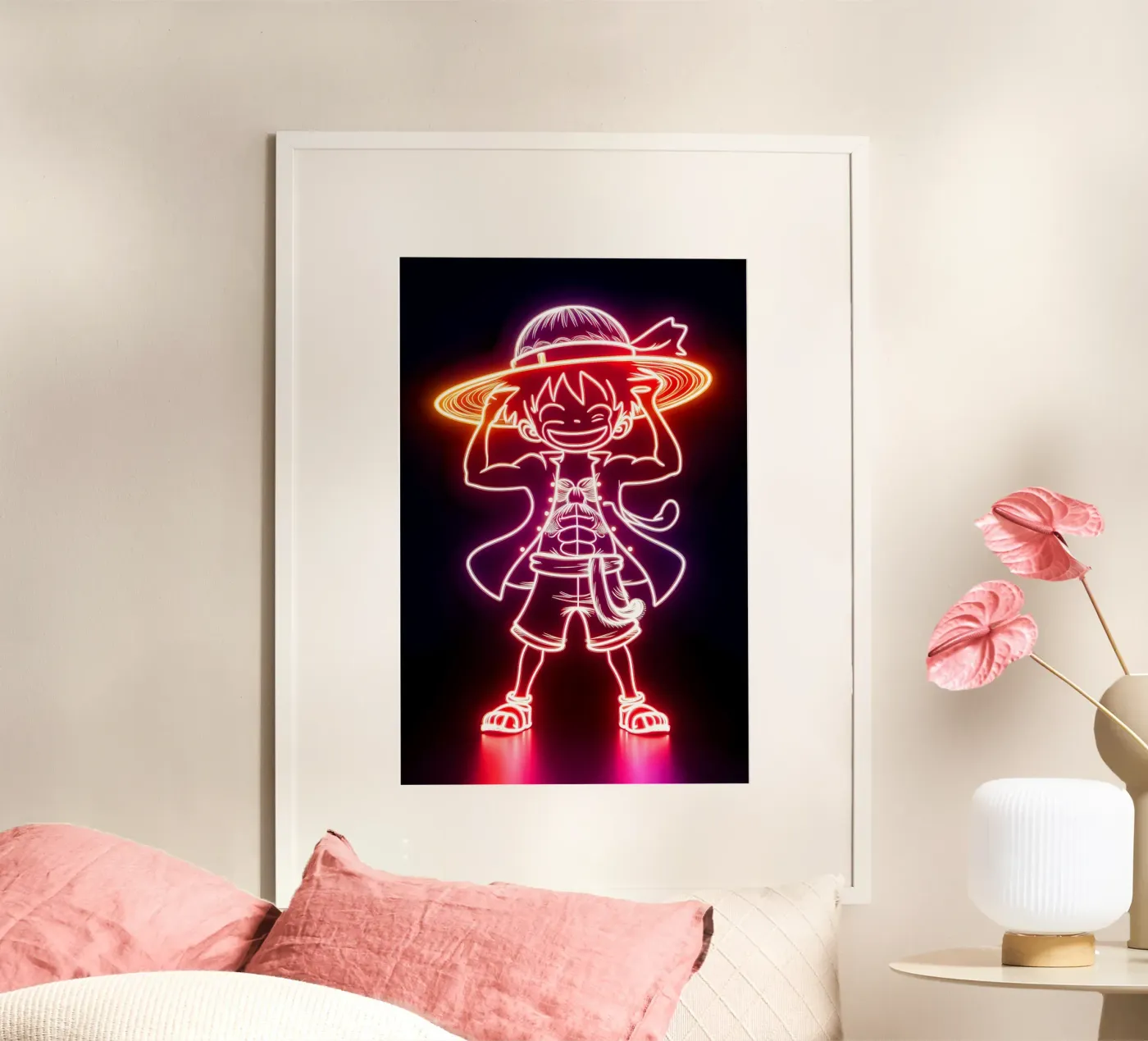 Monkey D. Luffy poster by Indah Creative