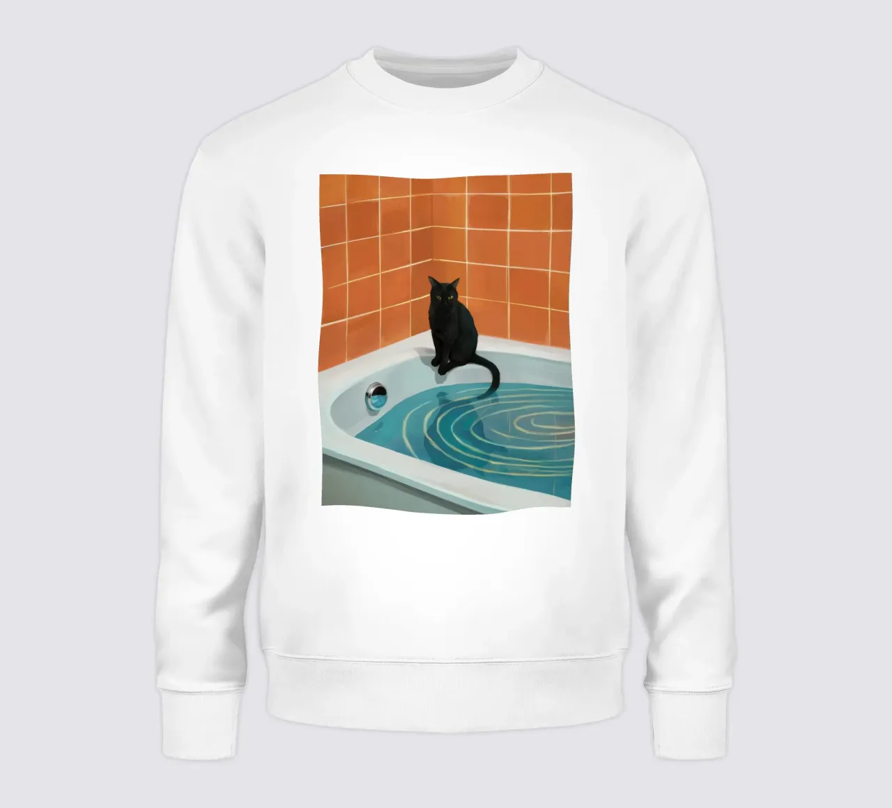 Bagnoschiuma gatto nero felpa da Pan Denim