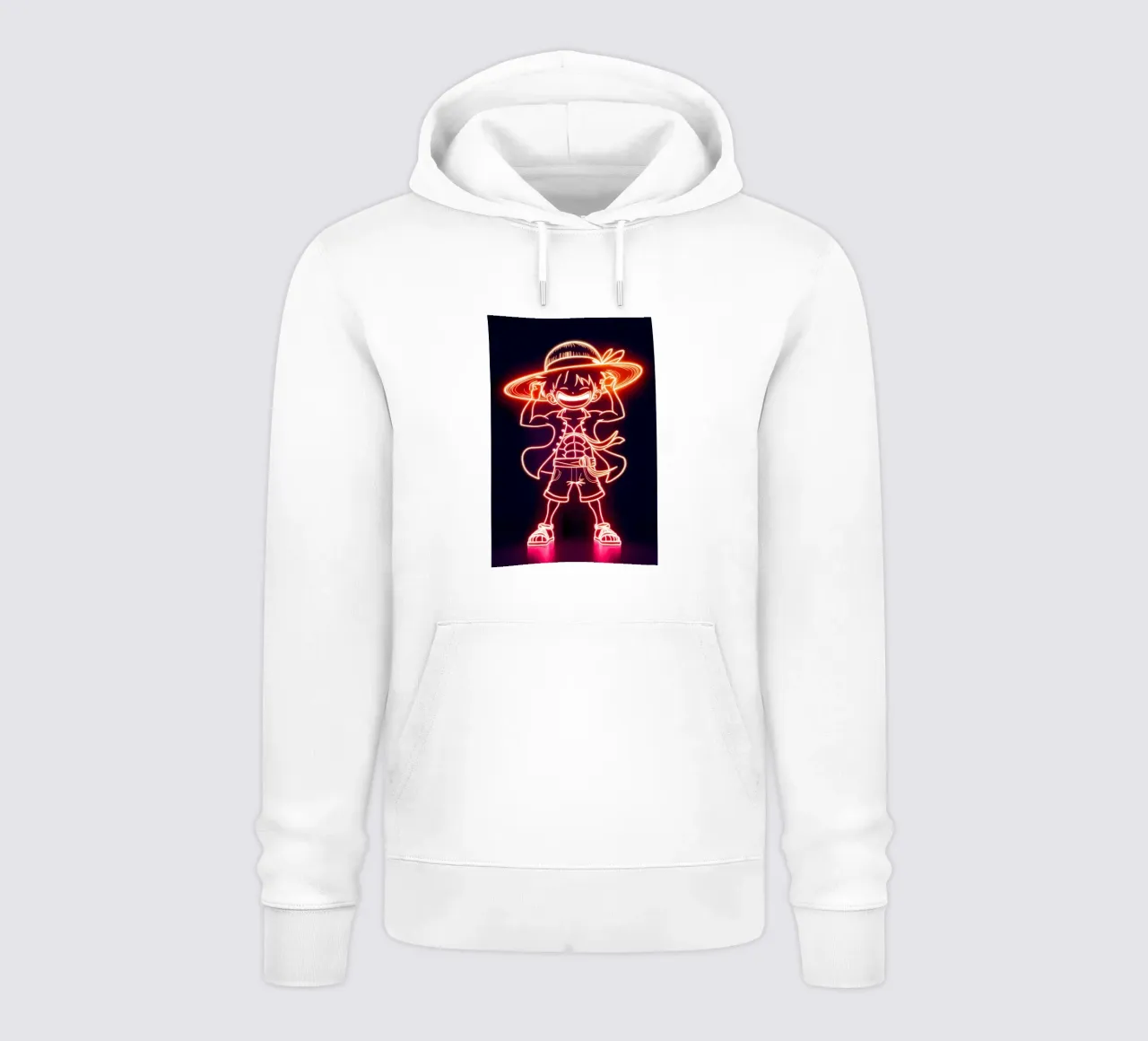 Monkey D. Luffy felpa con cappuccio da Indah Creative