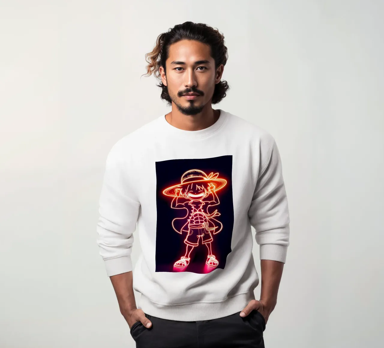 Monkey D. Luffy felpa da Indah Creative