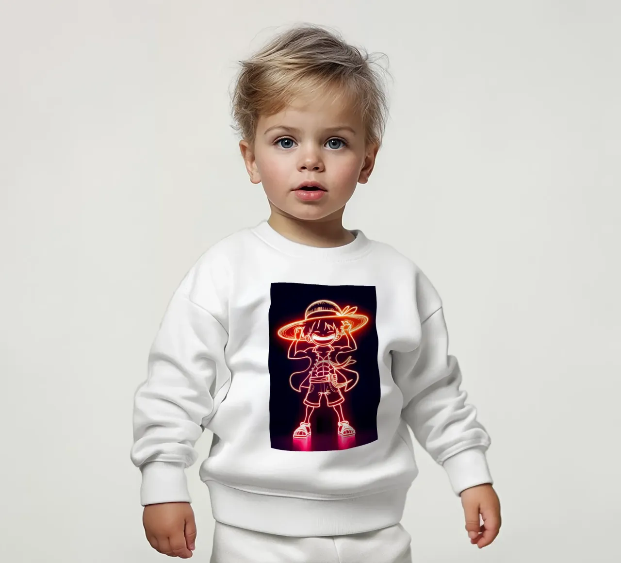 Monkey D. Luffy sudadera de bebé de Indah Creative
