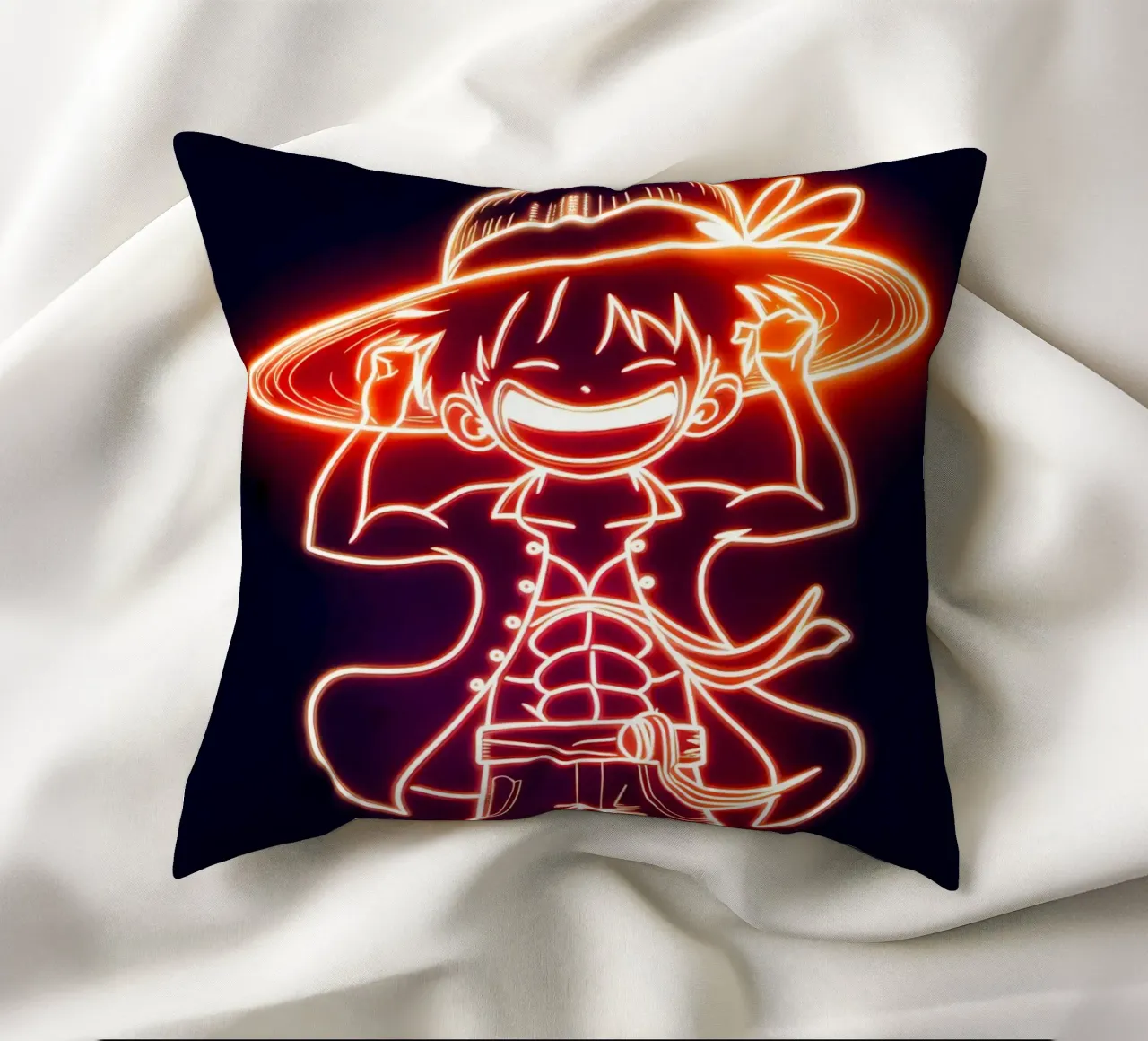 Monkey D. Luffy cuscino da Indah Creative