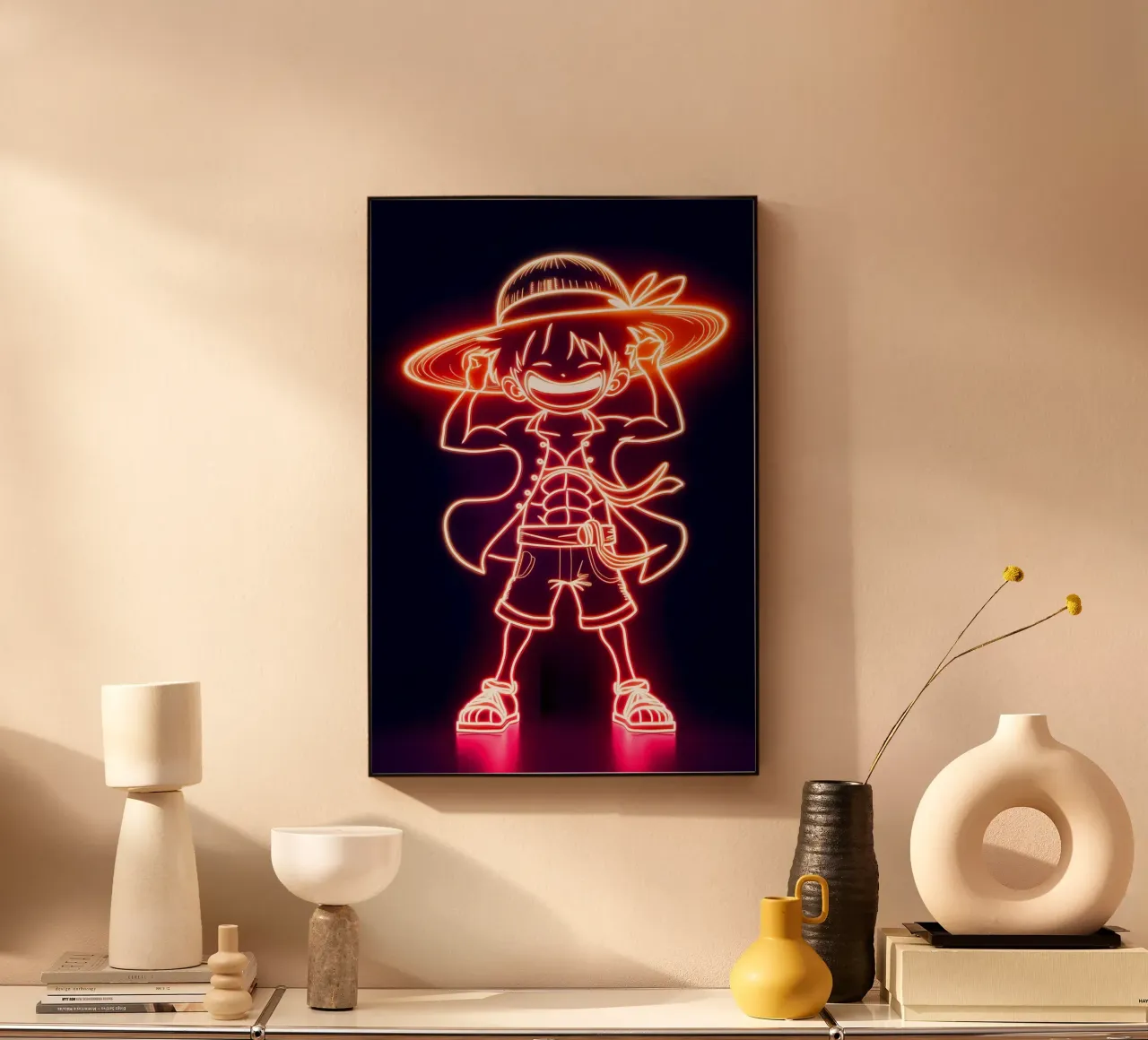 Monkey D. Luffy alluminio dibond da Indah Creative