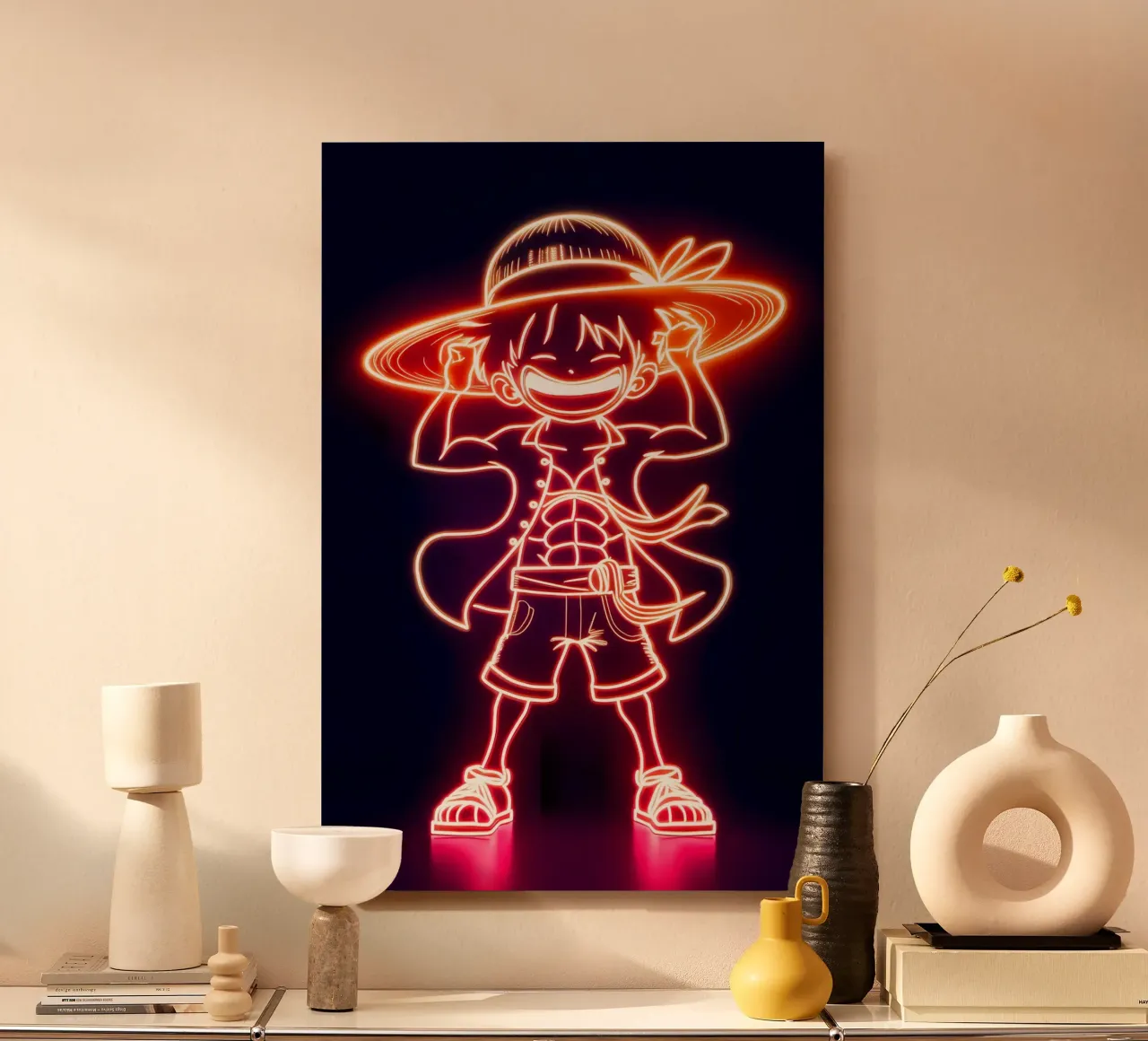 Monkey D. Luffy alluminio dibond da Indah Creative