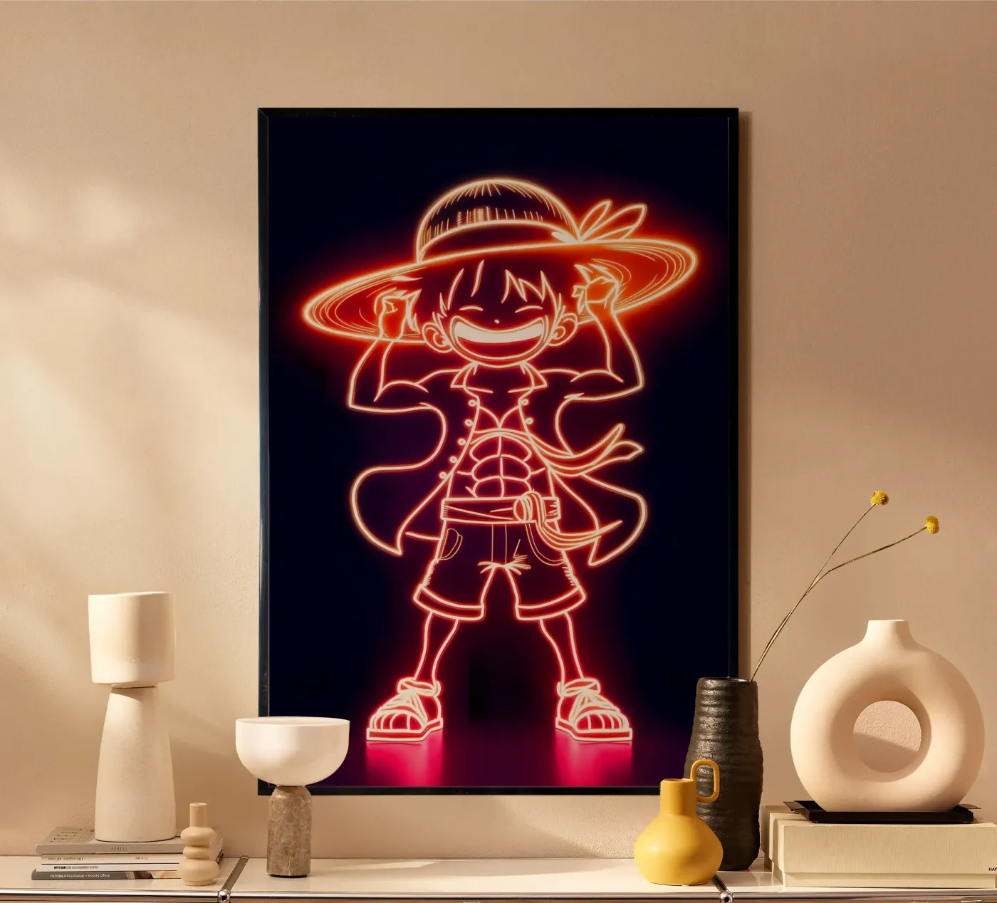 Monkey D. Luffy poster by Indah Creative
