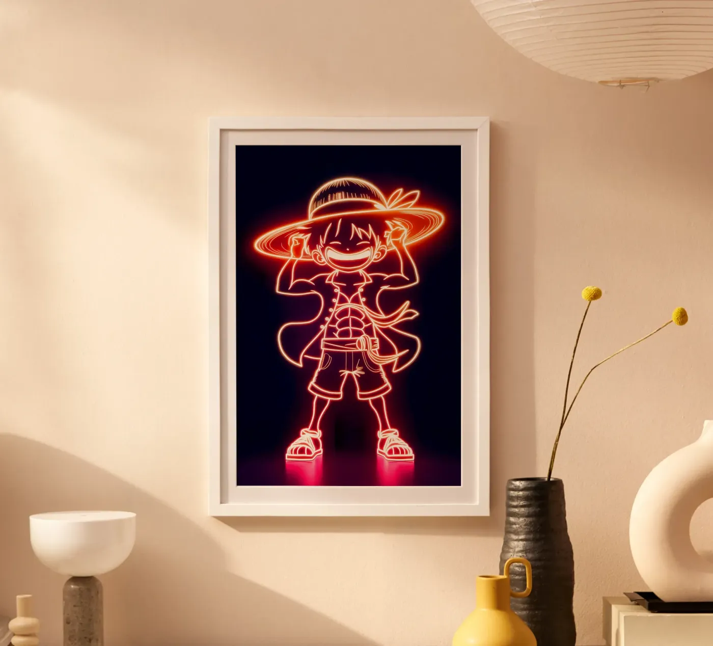 Monkey D. Luffy poster by Indah Creative