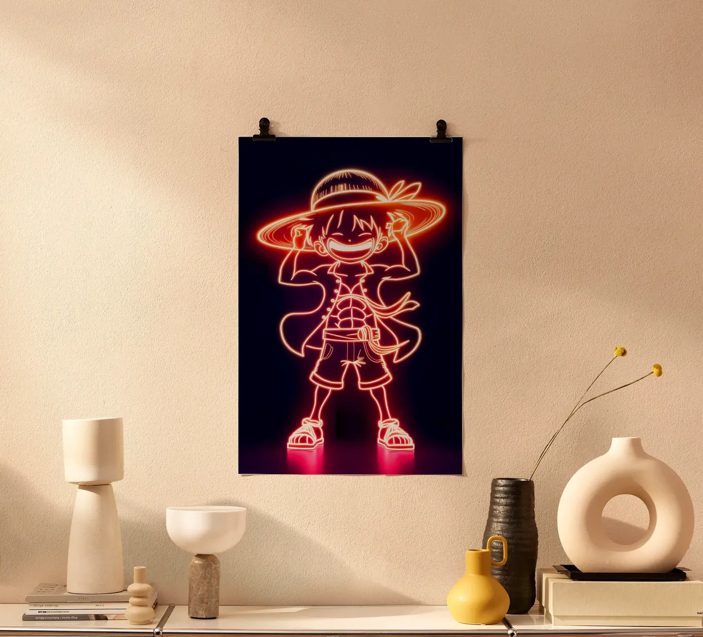 Monkey D. Luffy poster by Indah Creative