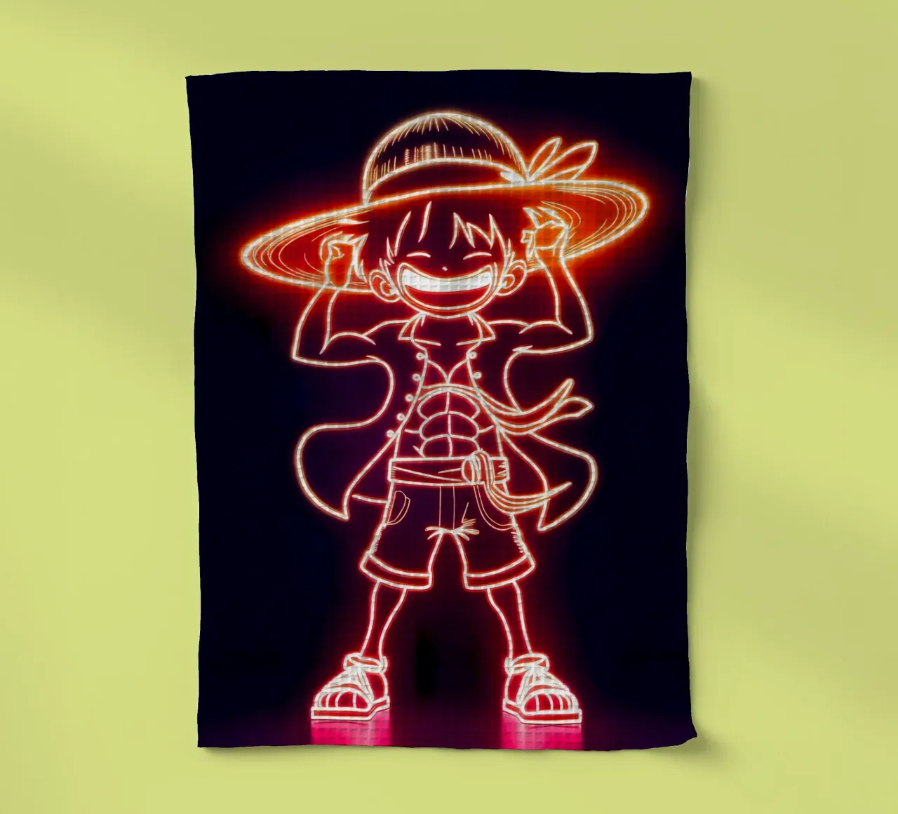 Monkey D. Luffy canovaccio da cucina da Indah Creative