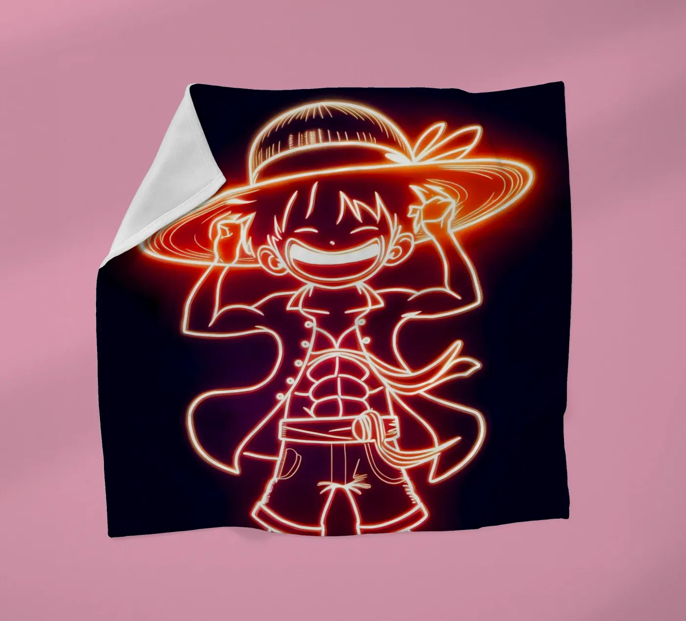 Monkey D. Luffy Fleecedecke von Indah Creative