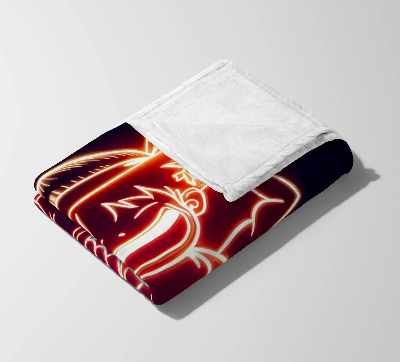 Monkey D. Luffy Fleecedecke von Indah Creative