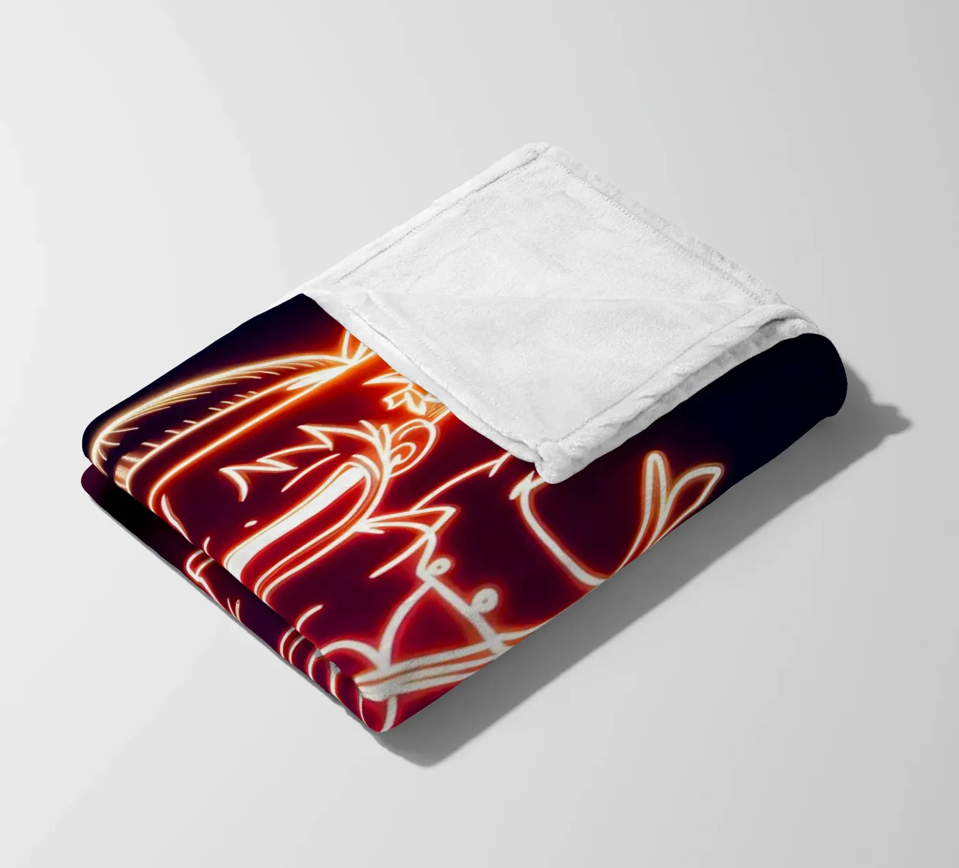 Monkey D. Luffy Fleecedecke von Indah Creative