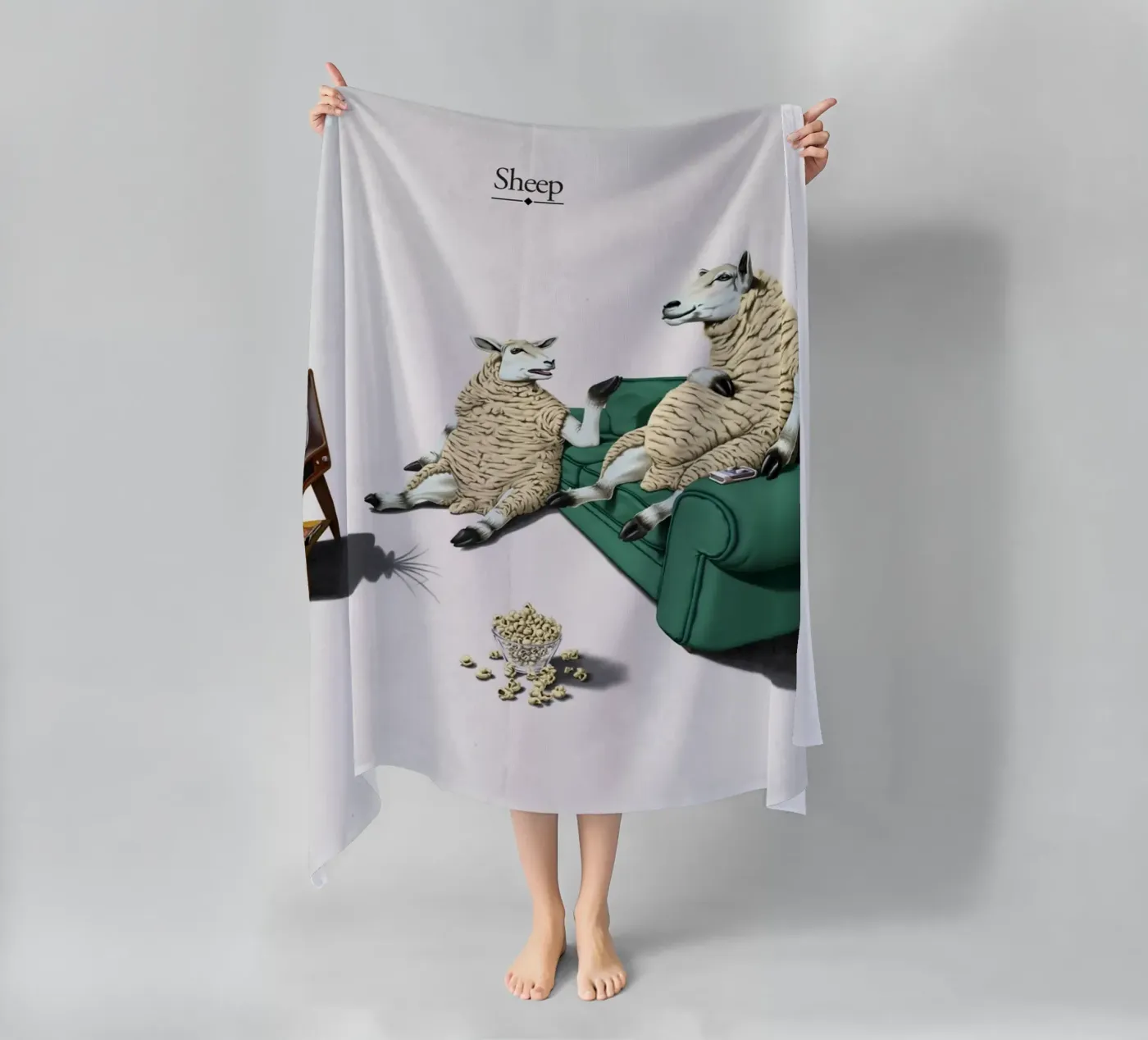 Sheep (Titled) telo mare da Rob Art | Illustration