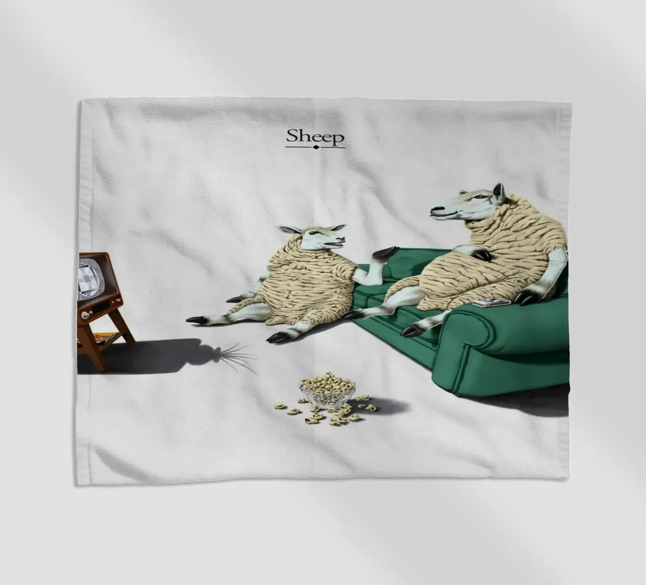 Sheep (Titled) telo mare da Rob Art | Illustration