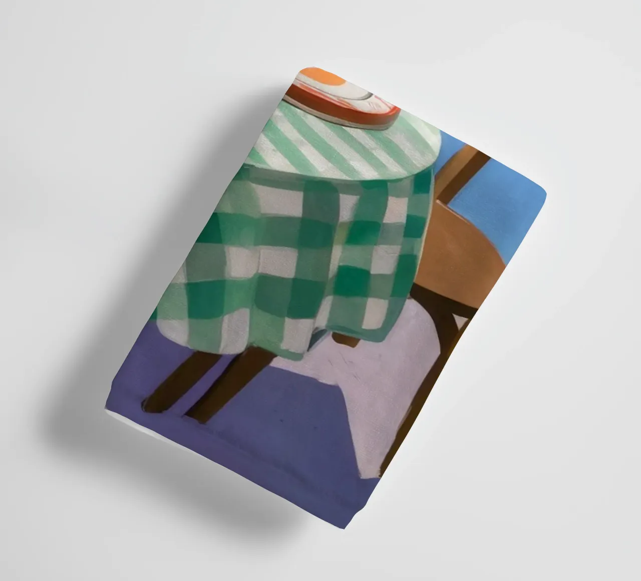 Gingham Table Shadow towel by Pan Denim