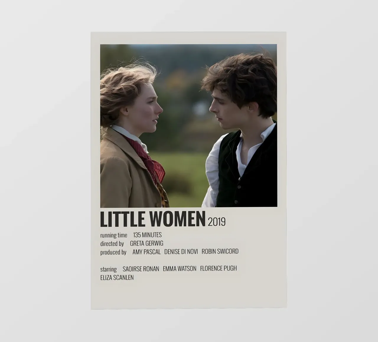 LITTLE WOMEN 2019 backlit film by MVFminimalist