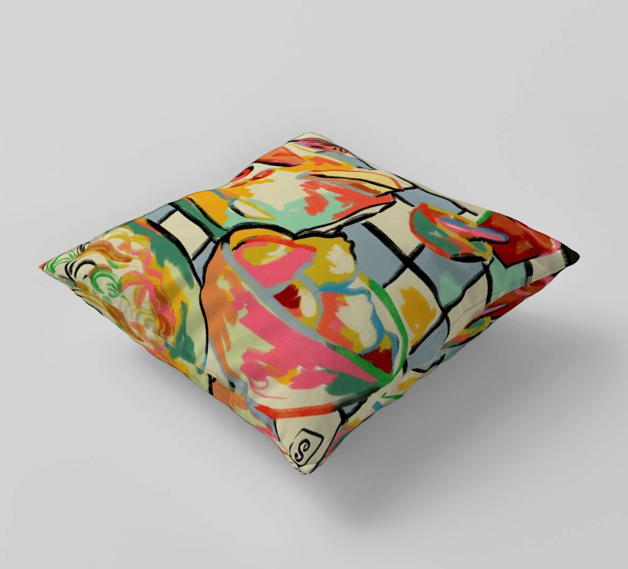 Bread And Pasta Love coussin de Sandra Poliakov