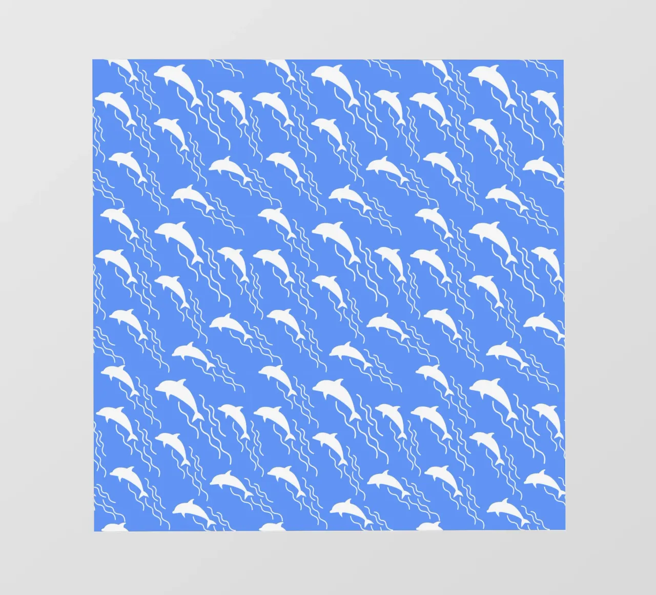 Swimming dolphins pellicola backlit da baobabprintstore