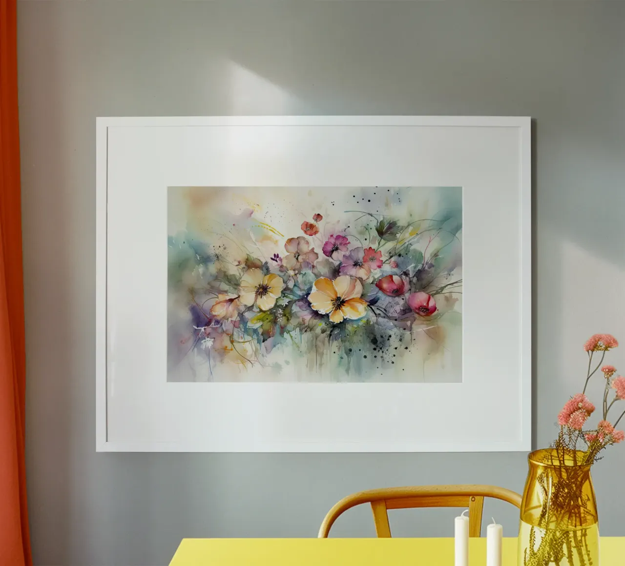 Arte da parete di Imagine poster con telaio in alluminio da Imagine
