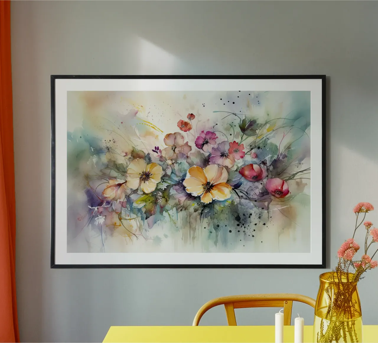 Arte da parete di Imagine poster con telaio in alluminio da Imagine