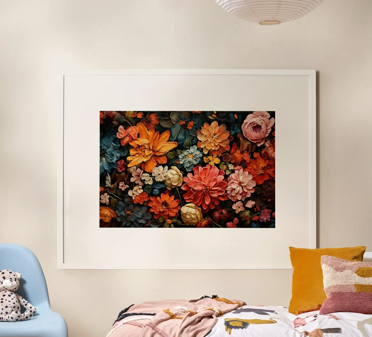 Arte da parete di Imagine poster con telaio in alluminio da Imagine
