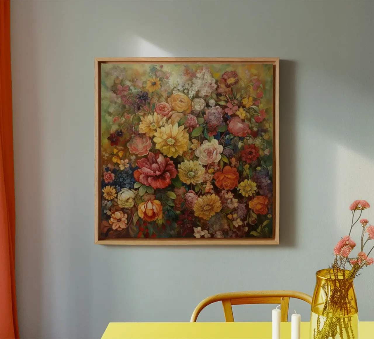 Wandkunst von Imagine Leinwand mit Schattenfugenrahmen von Imagine