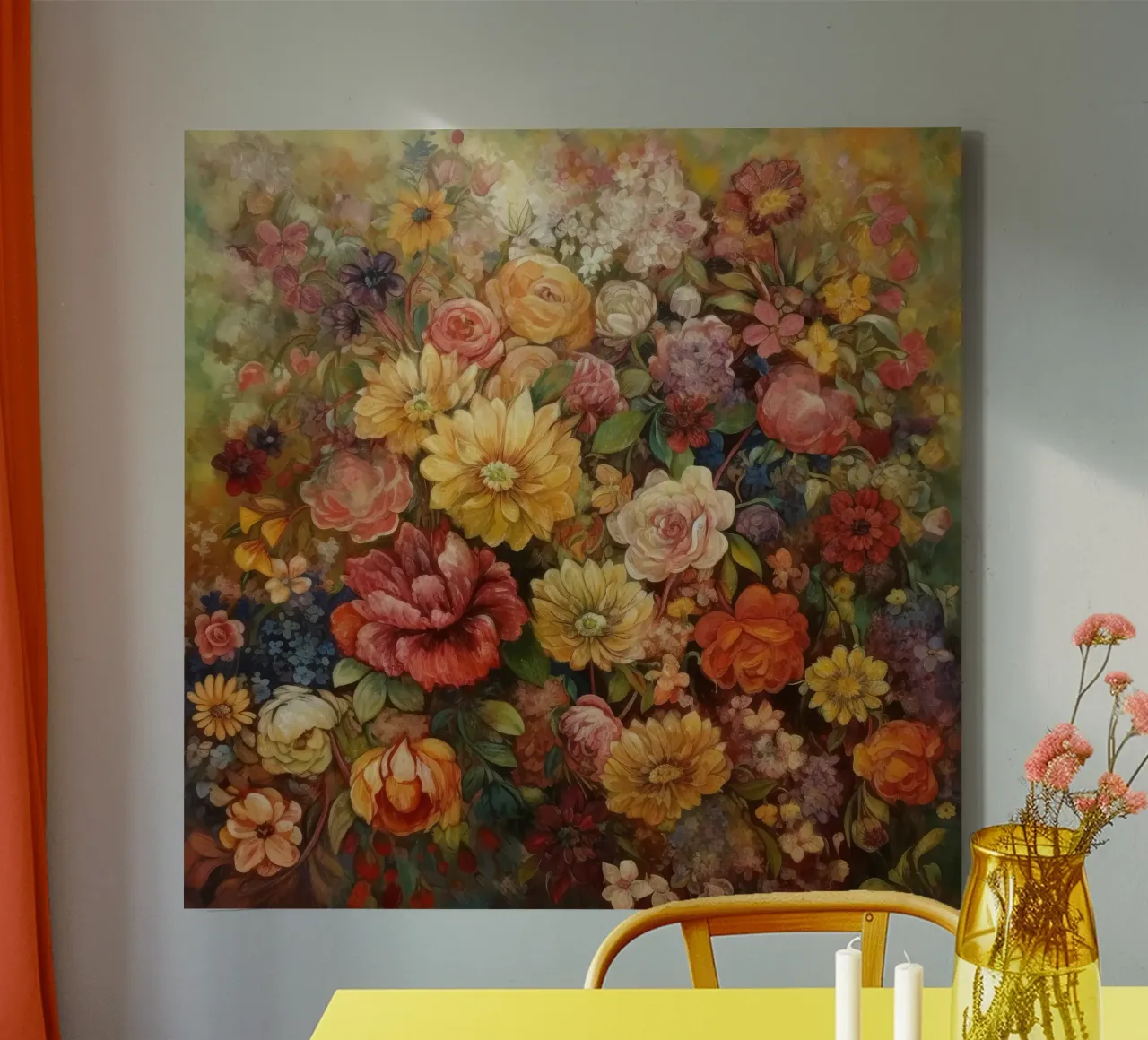Wandkunst von Imagine Leinwand mit Schattenfugenrahmen von Imagine