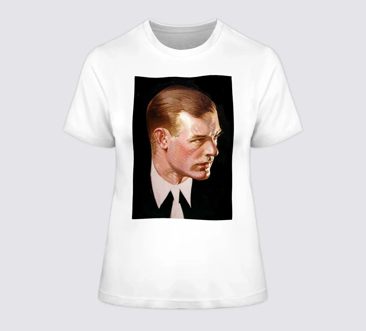 JCL 002 women's fitted t-shirt by JC Leyendecker