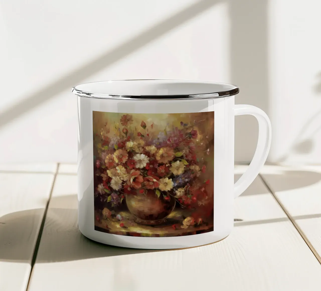 Arte da parete di Imagine tazza in smalto da Imagine